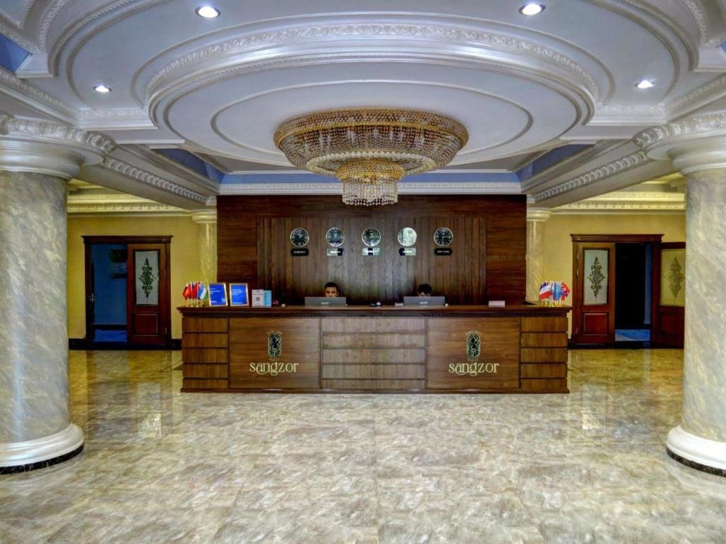 Reception at Sangzor Boutique Hotel in Samarkand