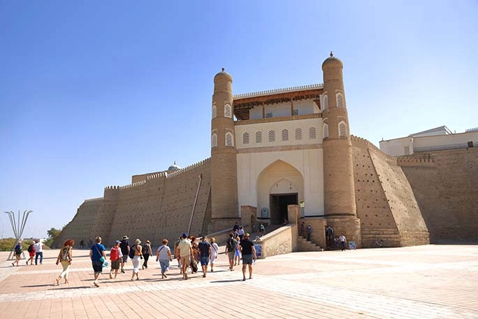 Bukhara monument detail