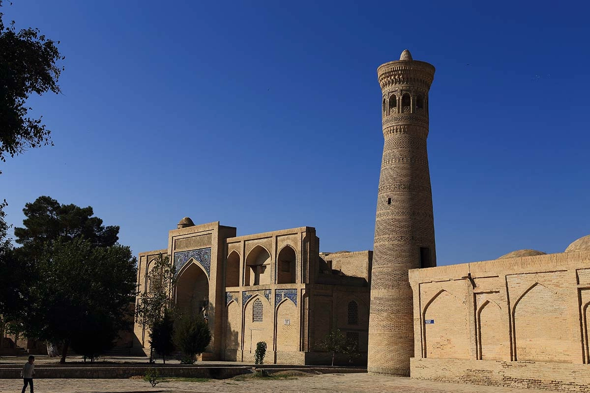 Kalyan Minaret and historic buildings of the Poi-Kalyan area in Bukhara