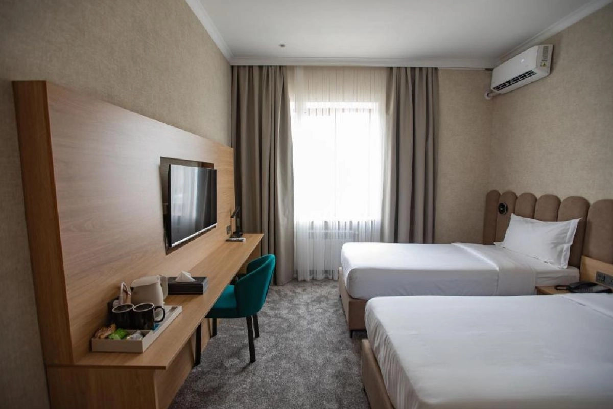 Zimmer mit zwei Einzelbetten — Kaganat Boutique Hotel