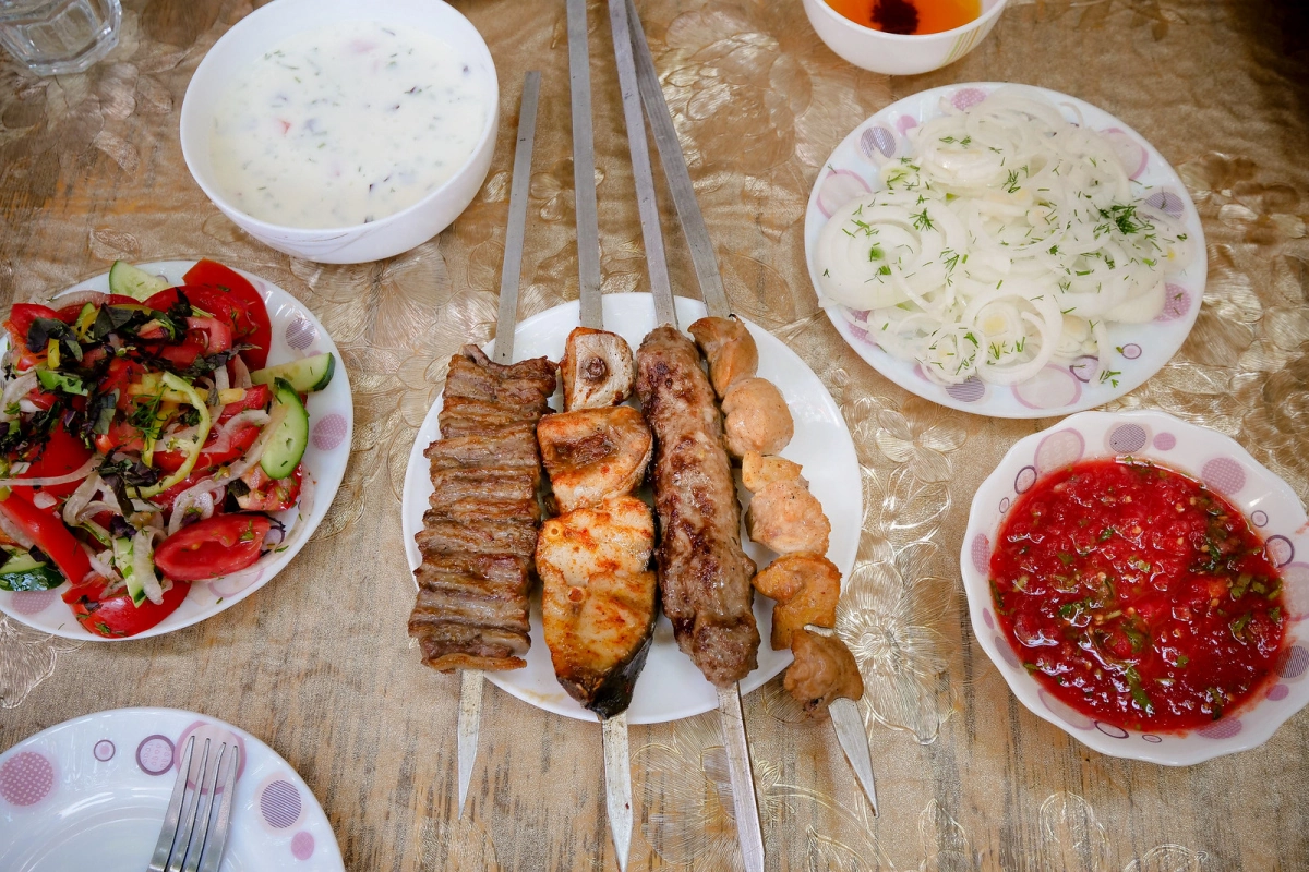 Shashlik in Samarkand