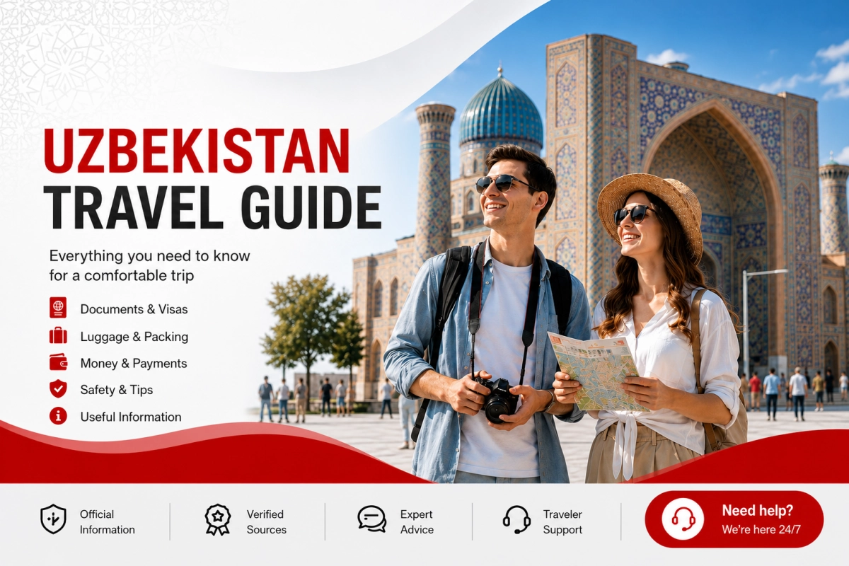 Uzbekistan travel checklist: documents, luggage, money, medicines and safety
