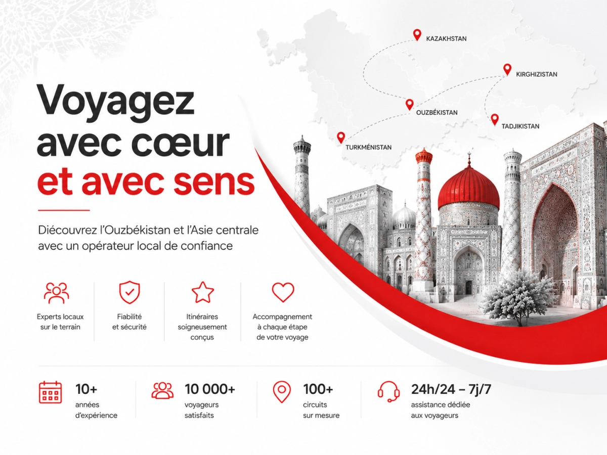 Central Asia Journeys — tour-opérateur local basé à Tachkent, Ouzbékistan