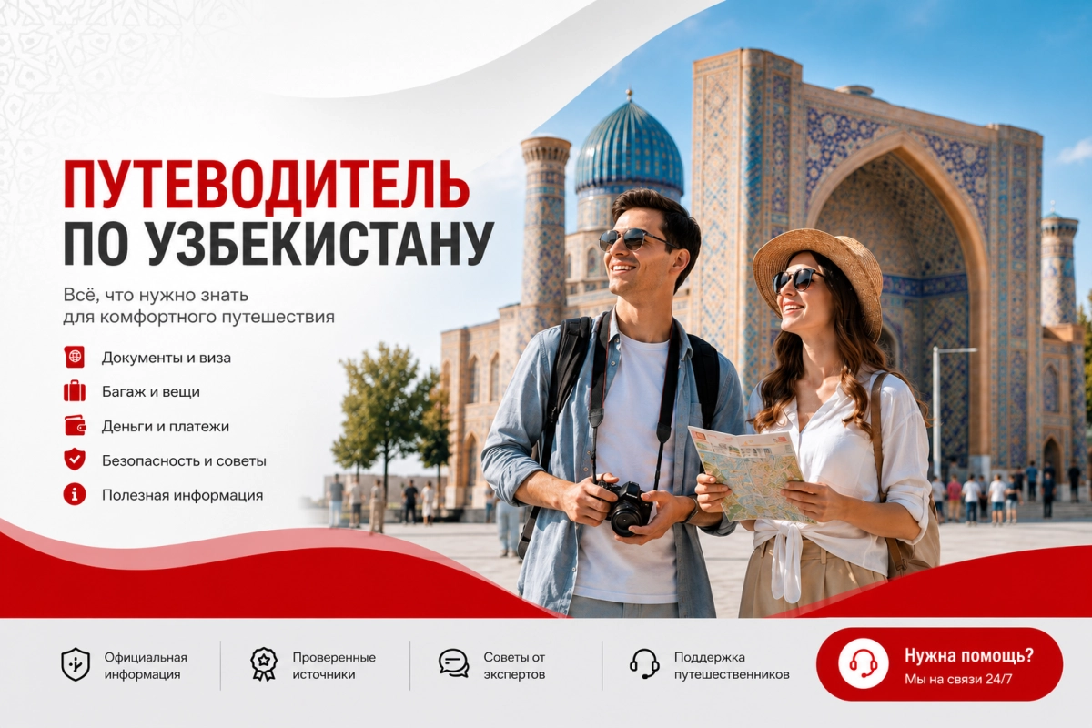 Рекомендации для поездки в Узбекистан: документы, багаж, деньги, лекарства и безопасность