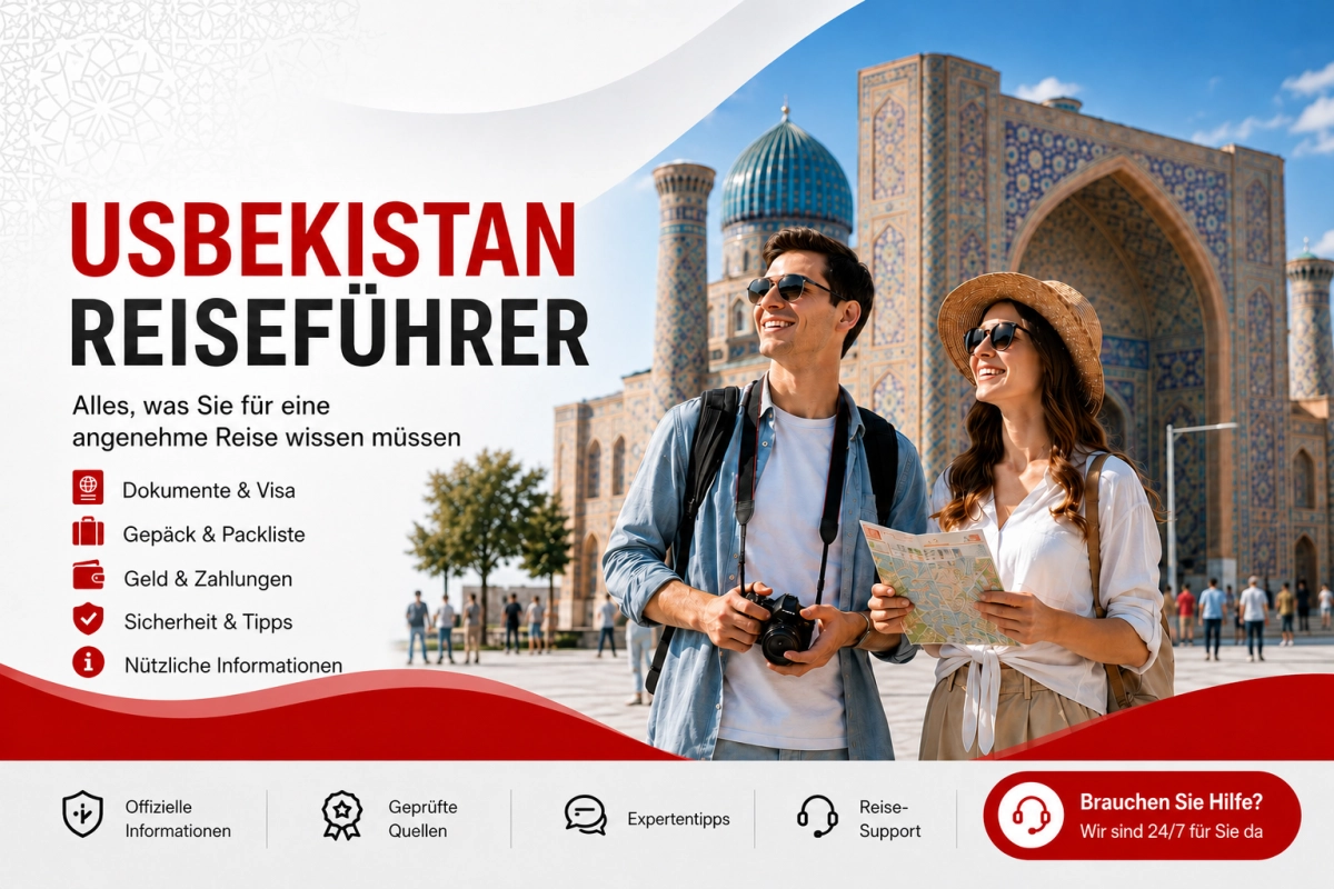 Usbekistan-Reisecheckliste: Dokumente, Gepäck, Geld, Medikamente und Sicherheit