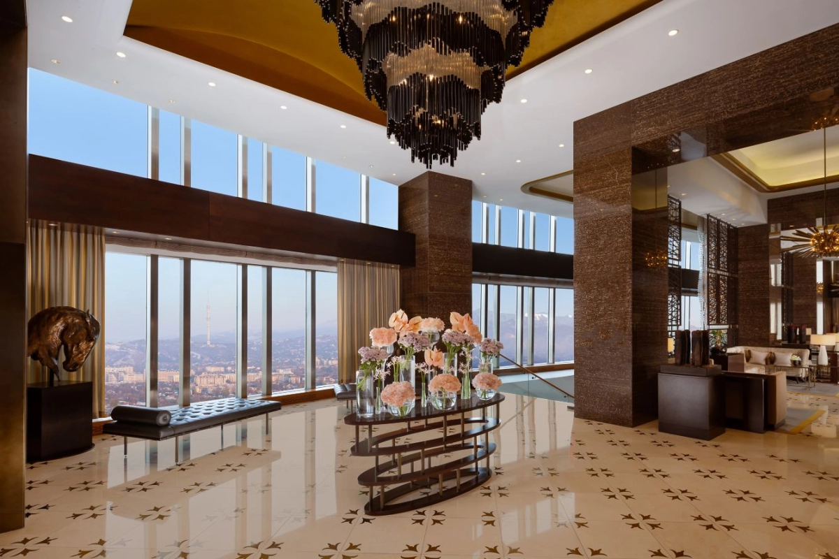 Lobby at The Ritz-Carlton, Almaty