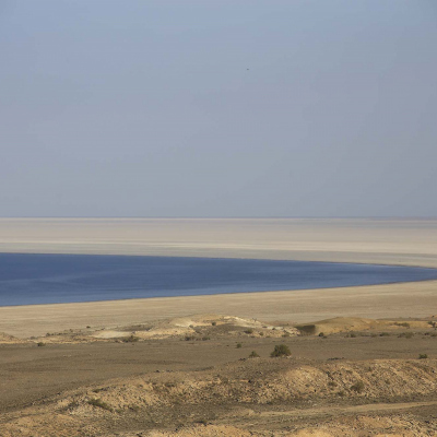 Tour to Aral Sea adventures on an off-road vehicle.