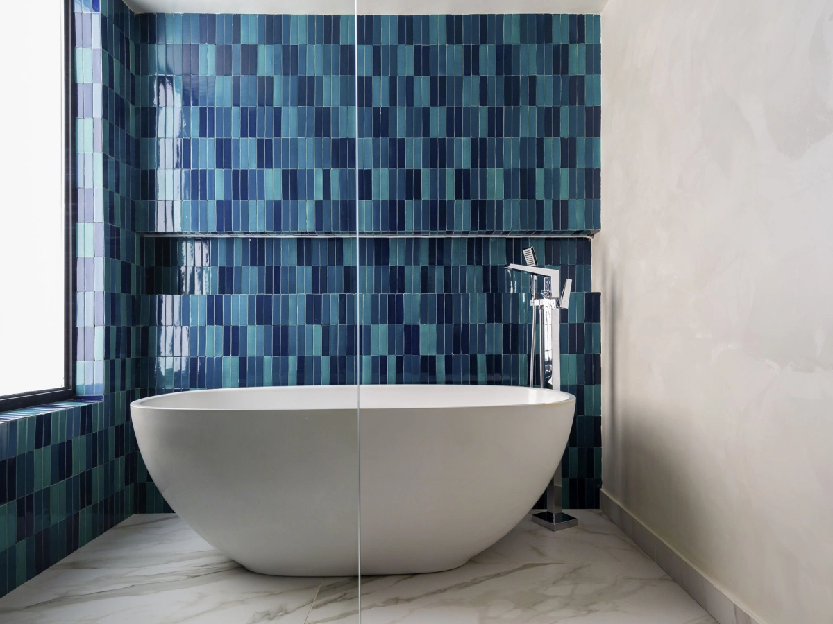 Freestanding bathtub in the Balcony Suite bathroom at Mercure Bukhara Old Town