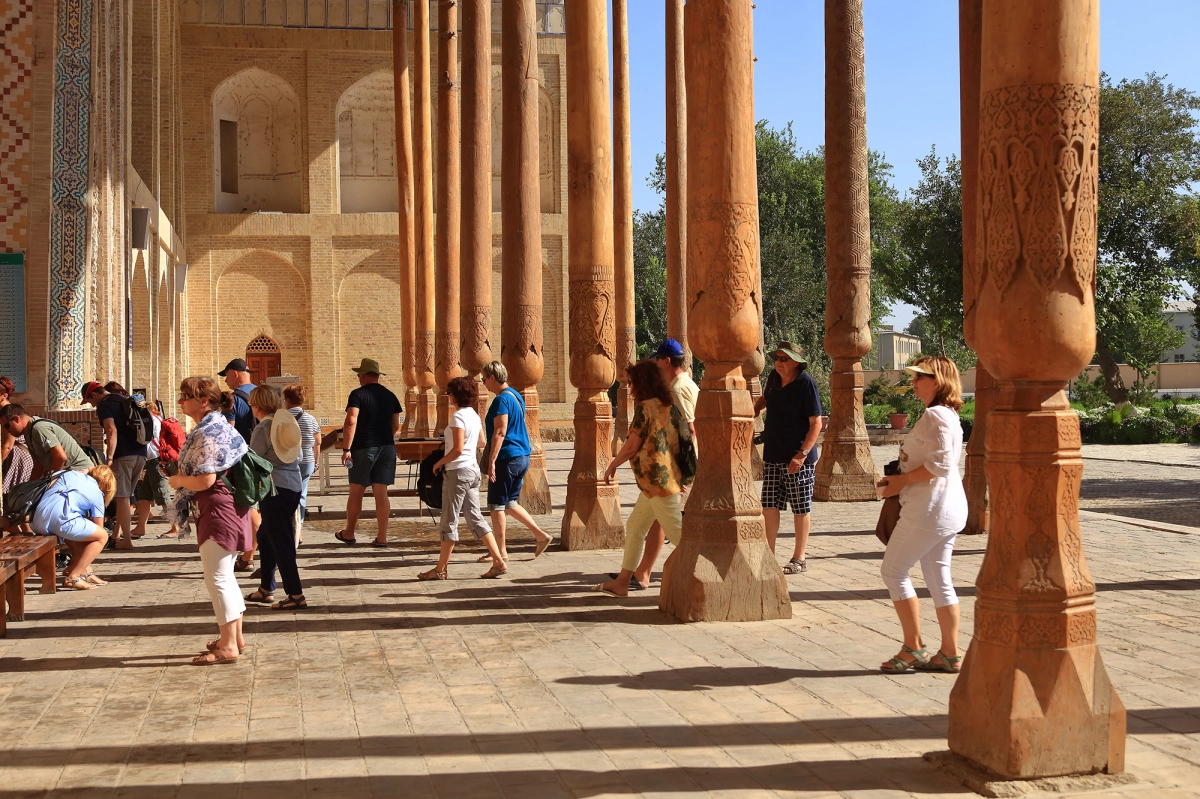 Lyabi-Hauz Square in Bukhara