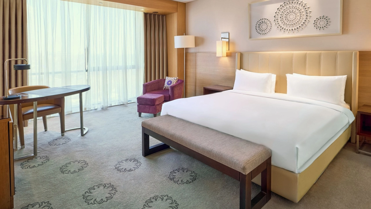 Deluxe King room at Hyatt Regency Tashkent