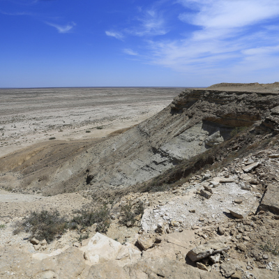 Tour to Aral Sea adventures on an off-road vehicle.