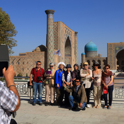 Tour from Turkestan to Uzbekistan with Tashkent and Samarkand.