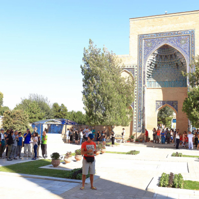 Tour nach Samarkand mit einer Exkursion in Samarkand.