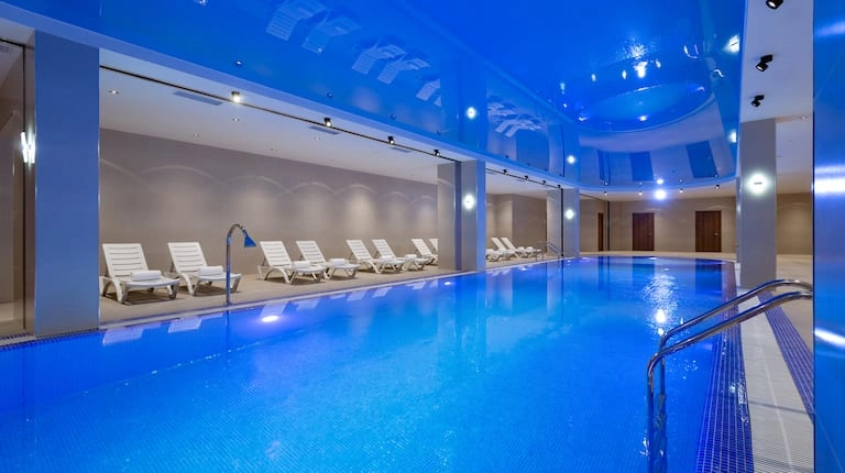 Indoor pool at Hilton Garden Inn Samarkand on Dakhbed Yuli Street